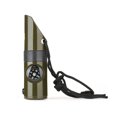 thumbnail image 1 of 7 in 1 Whistle W/ Compass&Thermometer Outdoors Emergency Gear Survival, 1 of 3