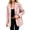 Pink, variant on Fenkoxk Womens Winter Casual Long Sleeve Lapel Wool Coat Solid Color Button Open Front Blazer Jacket with Pockets