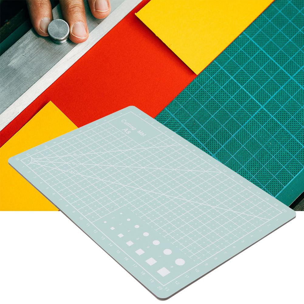 Ccdes A5 Grid Lines PVC Cutting Mat Selfhealing Paper Leather Fabric