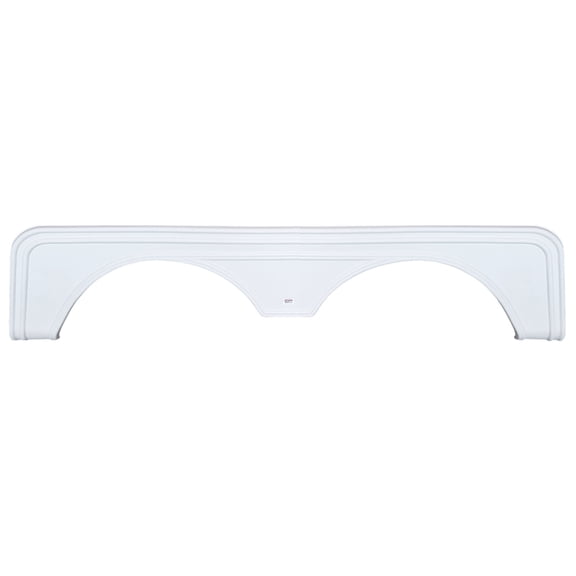 Icon 12666 Tandem Axle Fender Skirt FS2666 for Sunnybrook - Polar White