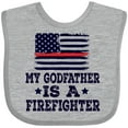 thumbnail image 3 of Inktastic Firefighter Godfather Fireman Boys or Girls Baby Bib, 3 of 4