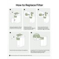 thumbnail image 4 of Cartucho de repuesto RO para filtro de agua DREO, paquete de 2, 112-115, 4 of 4