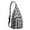 Black-43, variant on 4-Pockets Cross Body Bags for Woman Men,Cute Sea Life Sling Bag Chest Bag with Adjustable Strap Women's Crossbody Bags for Outdoors Hiking Traveling