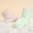 thumbnail image 4 of Women Ballet Boot Shoes Warms Up Booties Winter Dance Boot Dance Cotton Shoes Dancer Practice Soft Nonslip Warm Boot, 4 of 13