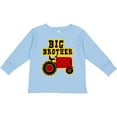 thumbnail image 3 of Inktastic Red Tractor Big Brother Boys Long Sleeve Toddler T-Shirt, 3 of 5