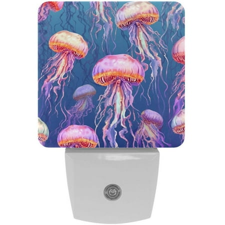 

Jellyfish LED Square Night Lights - Energy Efficient and Stylish Bedroom Lighting Solution
