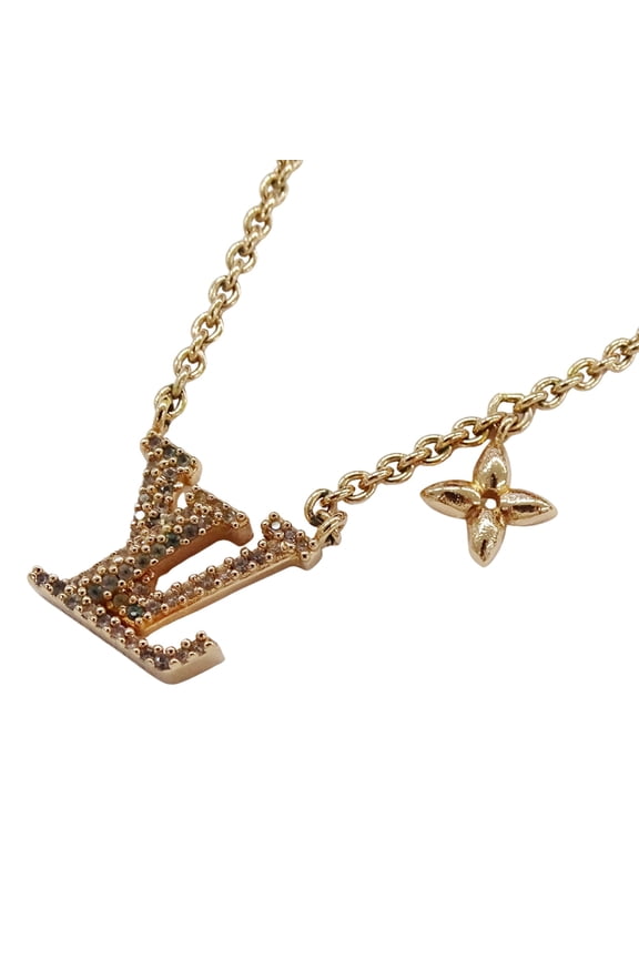 Pre-Owned Louis Vuitton LOUIS VUITTON Necklace for Women, Brand LV Iconic Pink Gold M00985...