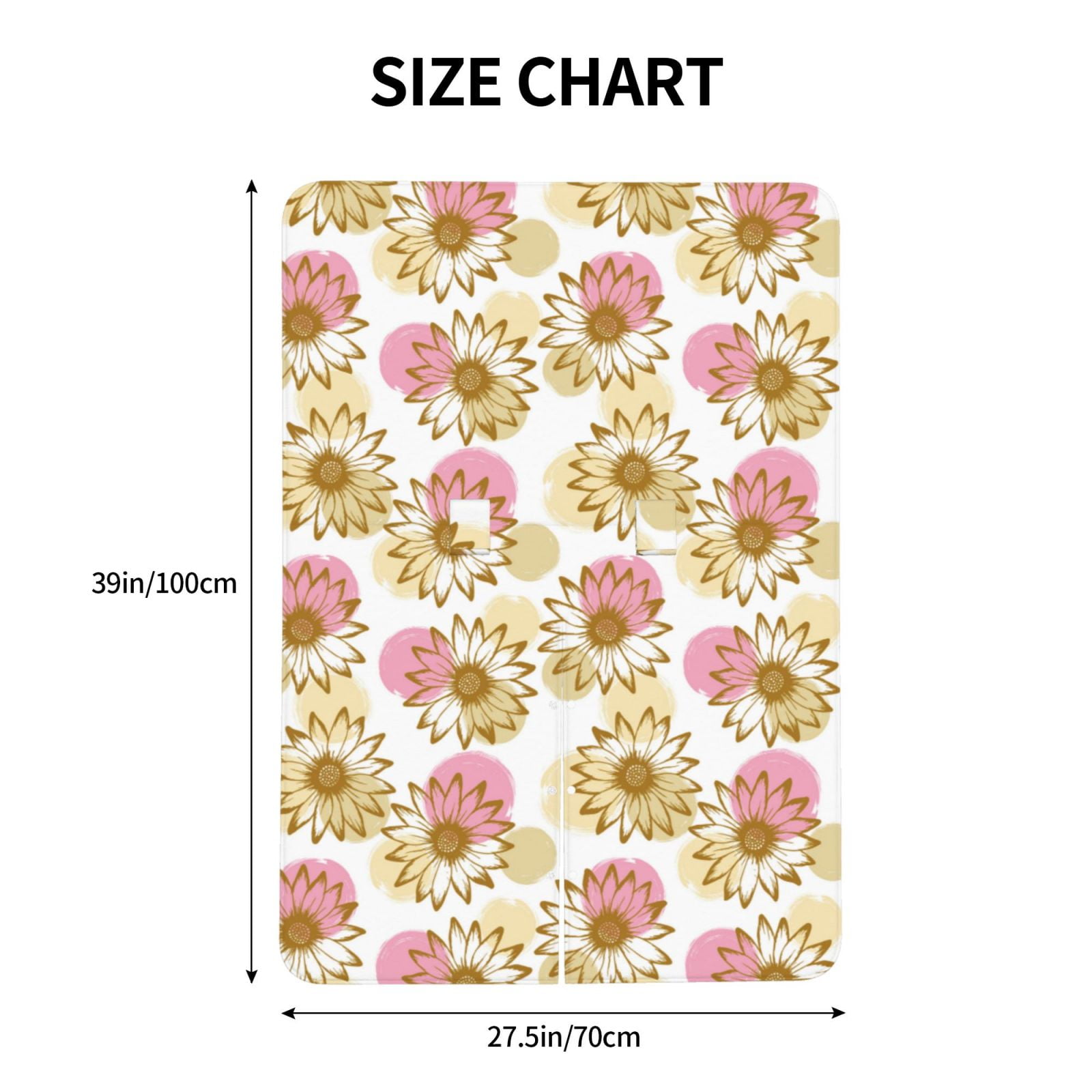 Naloa Sunflowers Baby Car Seat Cover, Breathable Baby Carrier Cover, Multiuse Baby Carrier Cover & Nursing Breastfeeding Cover