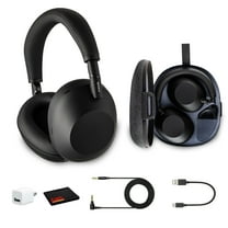 Sony WH-1000XM6 Wireless Noise Canceling Over-Ear Headphones, Black Charging Kit (International Model)