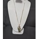thumbnail image 4 of Collar de San Judas tadeo de oro laminado de 18 kilates, cadena dorada, 4 of 7