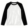 thumbnail image 4 of Color Block Fleece Sweatshirts for Women, Crewneck Long Sleeve Basic Tees, Women'sSize S-2XL, 4 of 4