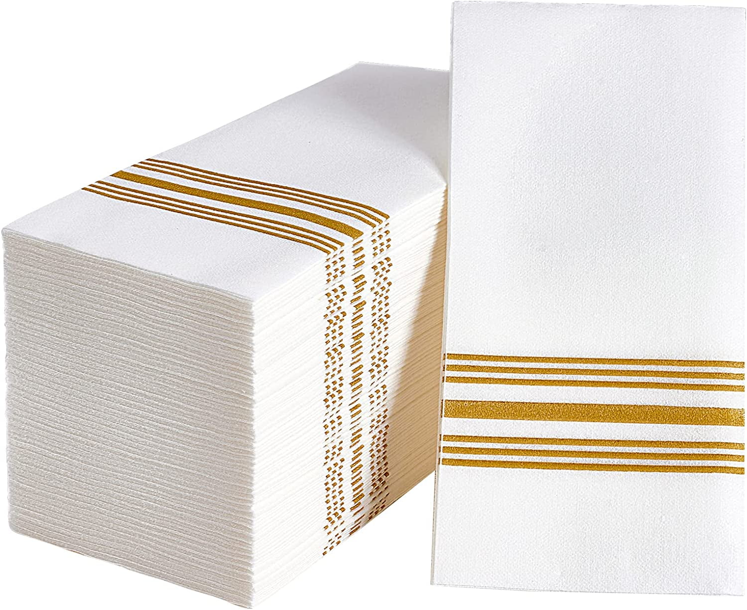 Vplus 150Pack Decorative Disposable Paper Guest Towels with Linen Feel for Powder Room and Bathroom Use Walmart