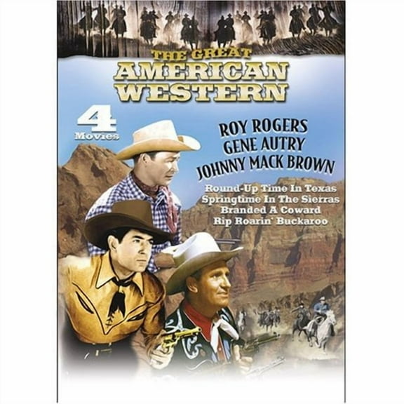 Round-up Time in Texas Includes Bonus Movies: Springtime in the Sierras DVD NEW