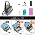 thumbnail image 5 of ALAZA Chain Crossbody Bags for Women Shark Coral under Sea Shoulder Handbag Phone Purse, 5 of 5