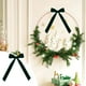 thumbnail image 5 of 12 lazos de terciopelo para árbol de Navidad | Elegantes lazos para coronas y guirnaldas | Terciopelo suave | Diseño fácil de atar para decoración navideña, 5 of 5