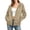 Beige, variant on Stralyhd Lightweight Packable Women Waterproof Rain Jacket, Full Zip Hooded Windbreaker Coat Suitable for Hiking Jogging Travel Weekend Trip Navy M