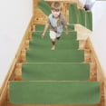 thumbnail image 5 of Djunllk Stair Treads - Non Slip Carpet Stair Treads for Wooden Steps, Self-Adhesive PVC Stair Runner for Kids Pets Elderly, 21 x 8 inch, 5 of 6