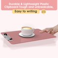 thumbnail image 4 of Plastic Clipboards1/ 2 Pack, A4 Clip Board 8.5x11 for Classroom, with Low Profile Clip, Office & School Supply ﻿, 4 of 7