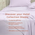 thumbnail image 4 of Loomsnest Luxury 1800 Series Brushed Microfiber 3 Piece Twin Size Sheet Set, Wrinkle Resistant, Deep Pocket (Fits up to 16"), Lavender, 4 of 10