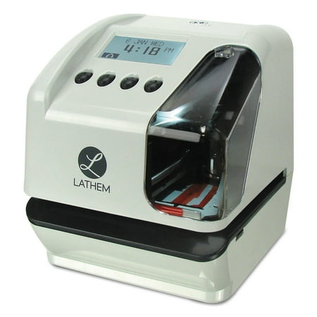 UPC: 0092447002556 | Lathem Time LT5000 Electronic Time and Date Stamp  Electronic  Cool Gray -LTHLT5000