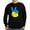 Black, variant on CafePress - Ukrainian Flag Peace Sign Ukraine Nativ Sweatshirt - Classic Crew Neck Sweatshirt