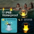 thumbnail image 2 of Floating Lights Solar Powered Globes for Pool, Pond, Patio & Hot Tub – Outdoor Lanterns Look Like Candles or Torches, Fun Decorations Cool Gifts Adults, Pool Toys Must-Have Decor (1 pcs), 2 of 3