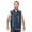 Dark Blue, variant on Men's Fashion Ripped Denim Vest Casual Sleeveless Biker Jean Jacket with Retro Lapel Design Dark Blue Small
