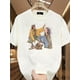 thumbnail image 2 of Men'S Casual Cotton T-Shirt with Vibrant Cartoon Print - "YOUNG" Design, Short Sleeve, Round Neck, Lightweight & Breathable for Summer, Relaxed Fit, Everyday Tshirt | Cartoon Print Tee, 2 of 8