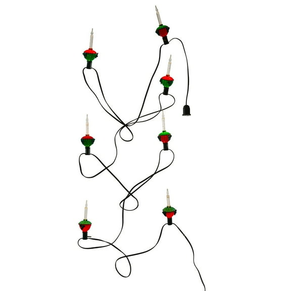 Kurt Adler 7-Light C7 Bubble Light Set – UL-Listed Vintage-Style Christmas Decoration
