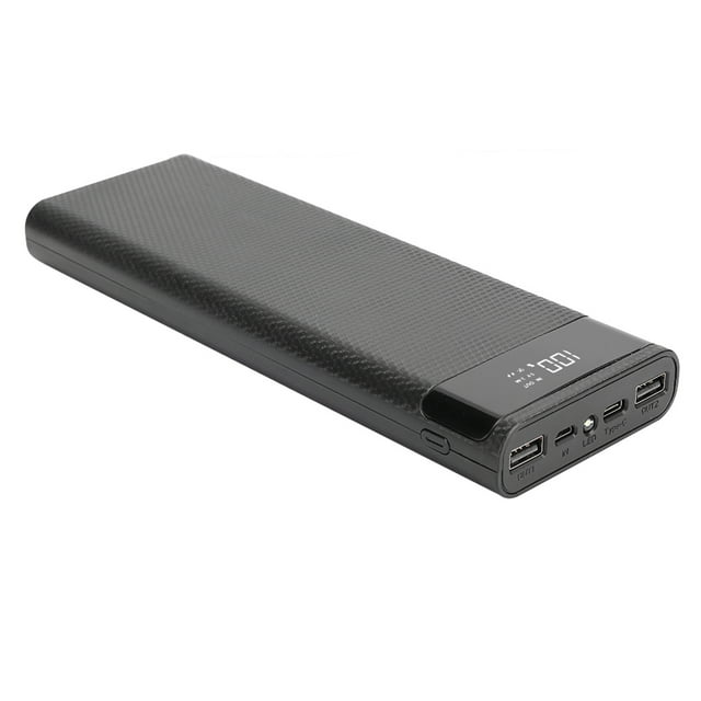 Mobile Power Box, No Welding DIY Power Bank Normal Battery Box Battery Case, For Mobile Power Bank DIY Battery Shell Black,White