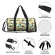 thumbnail image 4 of Fotbe Train With Animals Bolsa Deportiva de Lona Plegable con Estampado, Bolsa de Gimnasio con Bolsillo Seco/Húmedo, Bolsa de Viaje Ultraligera de Gran Capacidad, 4 of 6