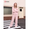 thumbnail image 2 of PatPat Girls Clothes 2 Piece Hoodie Outfit Set Leopard Print Sweatshirt Pants Pink 7-8Y, 2 of 12