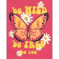 thumbnail image 4 of imagikids Butterfly Girls Ruffle T-Shirt and Chambray Shorts Outfit Set Toddler to Big Kid Sizes, 4 of 5