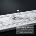 thumbnail image 3 of Unique Bargains Faucet Mat Versatile Kitchen Sink Mat for Home Lotus 15.7*3.9 in, 3 of 7