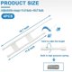 thumbnail image 3 of 4 Pcs Double RV Refrigerator Bars Adjustable Fridge Tension Rods RV Refrigerator Kitchen Accessories, 3 of 5