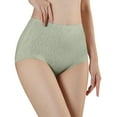 thumbnail image 5 of Women's High Waist Underwear Breathable Comfortable Non Silk Crotch Lightweight Soft Stretch Panties for Daily Wear, 5 of 5