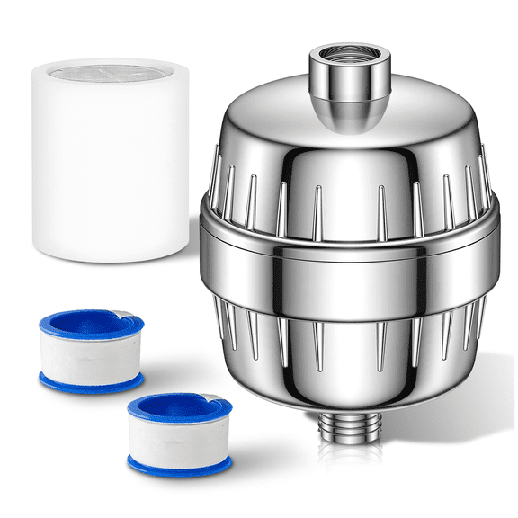 SUIXINEYI Shower Water Filter with 20 Stages High Pressure Output Shower Filter for Hard Water Shower Water Filter with 1 Replaceable Filter