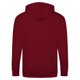 thumbnail image 2 of Awdis - Sudadera lisa con capucha y cremallera completa - Correr/Fitness (Rojo Chilli), 2 of 2