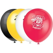 12" Latex Pirate Party Birthday Balloons, 8 Count by Unique Industries