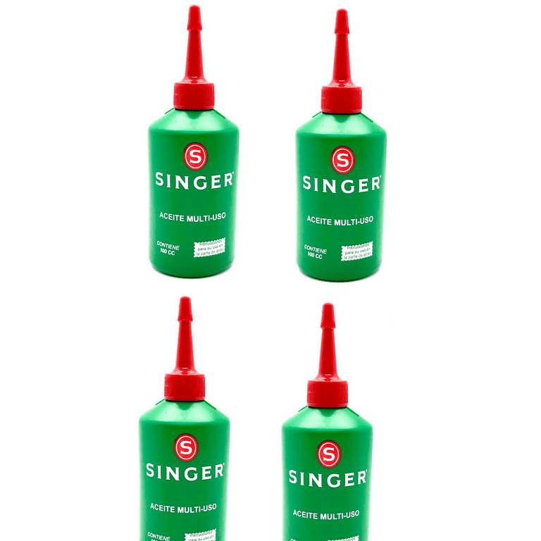 Singer Sewing Machine Oil 100ML (4 pack) 