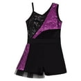 thumbnail image 5 of Alvivi Kids Girls Gymnastics Ballet Dance Leotard Sparkling Sequins Unitard Bodysuit, 5 of 5