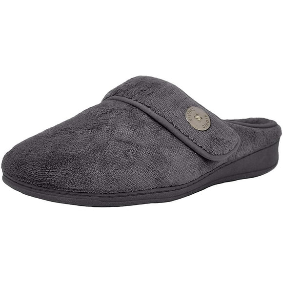 Vionic Womens Indulge Sadie Mule Slipper - Ladies Slipper Concealed Orthotic Support