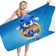 thumbnail image 5 of Toalla de baño de microfibra con estampado digital 3D de Anime Speed Sonic MANIA, para playa, 70 x 140 cm, regalo para bebés y niños, 5 of 5