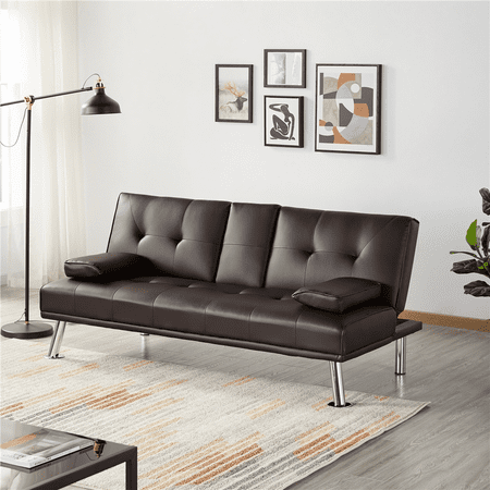 Renwick Faux Leather Futton Espresso