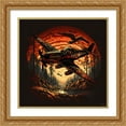 thumbnail image 2 of Maki 12x12 Gold Ornate Wood Framed With Double Matting Wall Art Titled - Classic Airborne I, 2 of 6