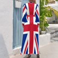 thumbnail image 2 of Vestido largo Union Jack Vestido largo de mujer elegante y chic, 2 of 4