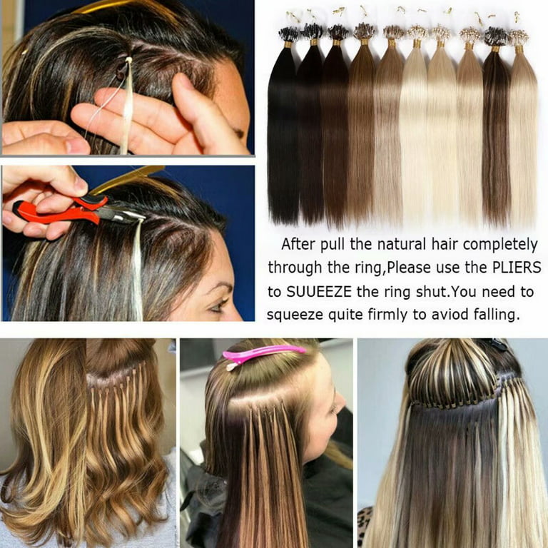 How Micro Bead Hair Extensions are applied and cared for – Minque Hair  Extensions