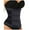 Black, variant on Fesfesfes Women Training Shapewear 3 Belts Corset Sports With Breastplate Stylish Workout Corset Shapewear Plus Size $10
