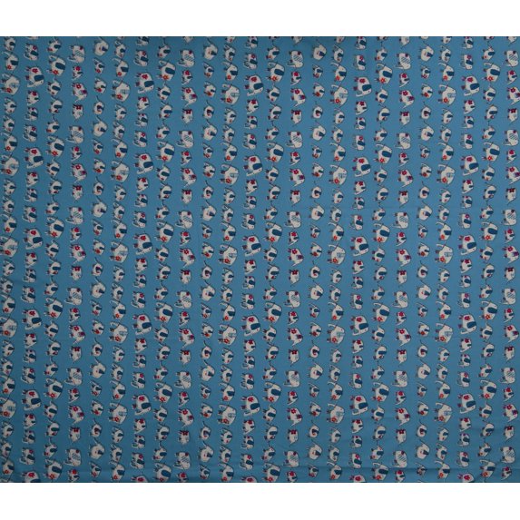 Crafting Dressmaking Elephant Pattern Cotton Fabric 58" Inches Sewing By The Yard