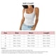thumbnail image 5 of Camiseta sin mangas de verano con cuello redondo y canalé para mujer, corte bajo, elástica, ajustada, sin mangas, 5 of 5
